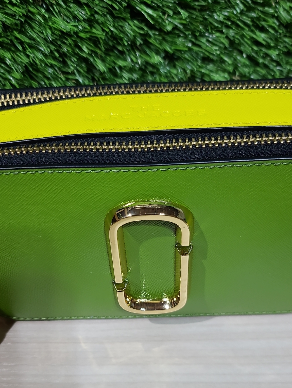 Marc Jacobs The Snapshot Colorblock Crossbody Bag / Peridot Multi NWT - Picture 2 of 10